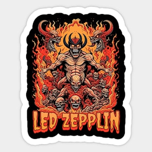 Zepplin Band Sticker